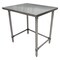 Bk Resources Stainless Steel Work Table With Open Base, Plastic Feet, 30"Wx24"D SVTOB-3024 - alternate 6